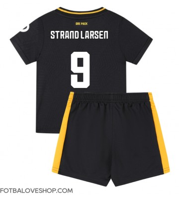 Wolves Jorgen Strand Larsen #9 Dětské Venkovní Dres 2024-25 Krátký Rukáv (+ trenýrky)